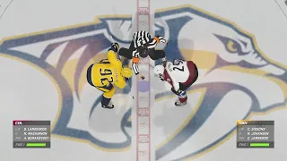 NHL20: Avalanche vs. Predators
