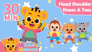 Head Shoulder Knees & Toes + Hands In The Air + More Little Mascots Nursery Rhymes & Kids Songs