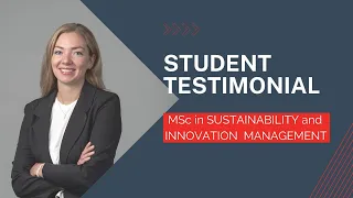 Msc in Sustainability and Innovation Management - Julie Ostmoe