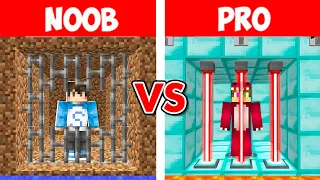 Minecraft NOOB vs PRO: LA PRISIÓN de MÁXIMA SEGURIDAD 😰☢️ROLEPLAY con SILVIO Y RAPTOR