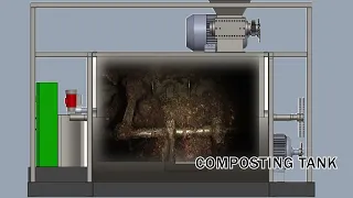 Food Waste Composting Machine with inbuilt Shredder - A Smart Solution