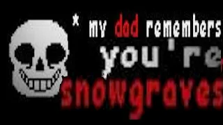 Sans remembers you're Snowgraves (Deltarune shitpost dubs)