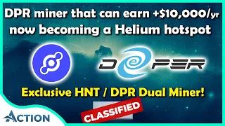 EXCLUSIVE Deeper Network HNT DPR Dual Miner - First Ever Multi Token Miner Helium Network Hotspot