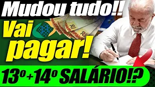 TODOS DUVIDARAM! 14° SALÁRIO INSS VAI SER PAGO antes do FINAL DO ANO?!