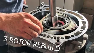 The most beautiful ROTARY ENGINE rebuild! Abel assembles the 3 Rotor