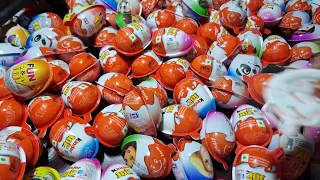 300 Yummy Kinder Surprise Egg Toys Opening - A Lot Of Kinder Joy Chocolate , Kinder Joy Surprise