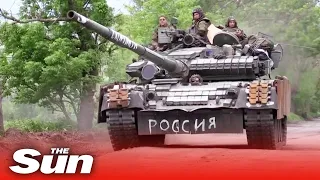 Russian 'Z' tanks in Donetsk step up attacks on Donbas & Mykolayiv regions of Ukraine