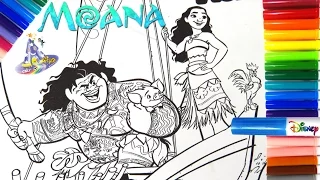 Marcador o Rotulador Mágico de Moana y Maui Vaiana y Maui en Español de Magic Ink