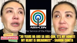 Sharon Cuneta HUMAGULGOL sa IYAK sa PAGSASARA ng ABS CBN