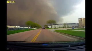 Brookings, South Dakota Derecho Storm Dashcam Video - w/Audio
