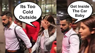 Virat Kohli Taking Care Of Unwell Anushka Sharma At Airport