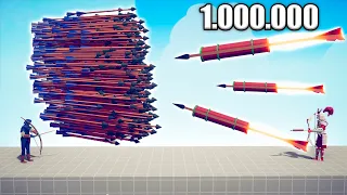 1.000.000 DAMAGE FIREWORK vs EVERY GOD - TABS | Totally Accurate Battle Simulator 2023