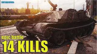 14 фрагов World of Tanks ✅ WZ-120-1G FT лучший бой