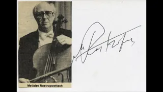Jaime Laredo & Mstislav Rostropovich - Brahms Violin & Cello Double Concerto-G. Szell May 24 1969