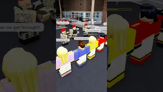 The ROBLOX Power Rangers raid... border control??? 😯🛂 #robloxraid #shorts