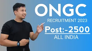 ONGC New Recruitment 2023⚡- 2500 Vacancy || 10th,12th, Degree & Othar - REKIB AFREDI