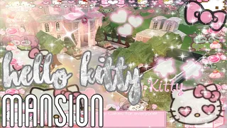 Bloxburg Hello Kitty Mansion Exterior || melendezz