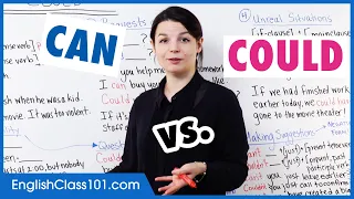 Can vs Could | Learn English Vocabulary