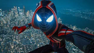 Spider-Man Miles Morales - Stylish Free Roam Web Swinging + Parkour (4K Ray Tracing on PS5)