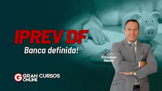 Concurso IPREV DF | Banca definida! com Fernando Maciel