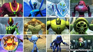 BEN 10 Ultimate Alien Cosmic Destruction - All Alien Transformations [1080p]