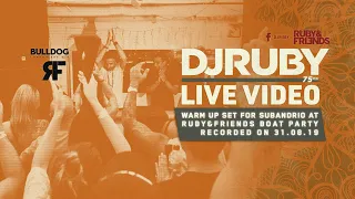 DJ Ruby Live Video Set warm up for Subandrio at Ruby&friends Boat Party, Malta 31-08-19