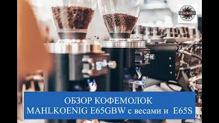 Обзор профессиональных кофемолок Mahlkoenig E65GbW с весами и Mahlkoenig E65S