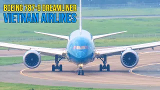 Reverse Thrust - Boeing 787-9 Dreamliner - Vietnam Airlines | Airplane Video | Aircraft Landing