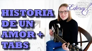 HISTORIA DE UN AMOR Fingerstyle Guitar Tutorial for beginners (standard tuning)