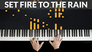 Set Fire To The Rain - Adele | Tutorial of my Piano Cover