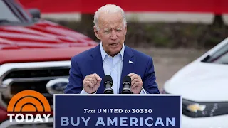 Joe Biden Campaigns In Michigan, Pushing His Economic Message | TODAY