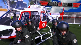 ÁGUIAS DA CIDADE - OCORRÊNCIAS AÉREAS - GTA 5 - (EP 01)