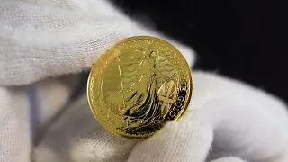 Unboxing 2022 Great Britain 1 oz Gold | Britannia | BU Coin (TUBE)