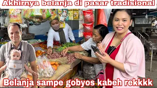 AKHIRNYA BELANJA DI PASAR TRADISIONAL || BELANJA SAMPE GOBYOS KABEH REKKKK