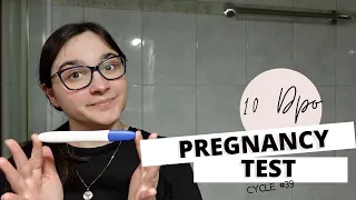 Live Pregnancy Test at 10 dpo || Tired of Trying to conceive || Ttc baby 3 cycle 39