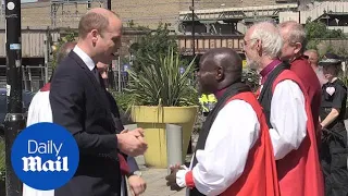 Prince William attends Manchester attack memorial service