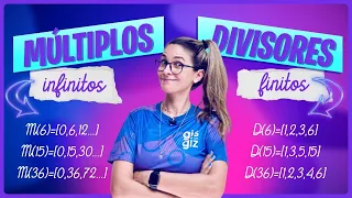 MÚLTIPLOS E DIVISORES - RESUMÃO - 6º e 7º ano