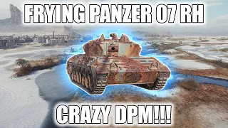 Frying Panzer 07 RH CRAZY DPM!!! - World of Tanks Kpz 07 RH is insane!!!