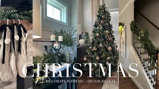 CHRISTMAS DECORATE WITH ME 2023 | CHRISTMAS HOME MAKEOVER + TOUR