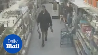 Wales CCTV shows man buying cleaning tools after killing his friend