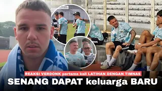 Disambut Hangat dan Ramah di INDONESIA, Reaksi Calvin Verdonk Pertama Kali Ikut Latihan TIMNAS