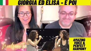 🇩🇰NielsensTv REACTS TO 🇮🇹Giorgia ed Elisa......E poi... - AMAZING VOICE & PERFECT HARMONY😱💕👏