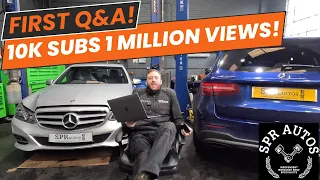 10K SUBS, 1 million views! 🎉 Mercedes Q&A! ANSWERING ALL YOUR QUESTIONS! SPR History & more!