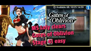 Senkaimon Gates of Oblivion MS Loly burns Stage 41 Bleach Brave Souls