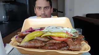 doner kebab mukbang