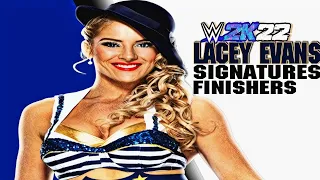 WWE 2K22 - Lacey Evans Signatures and Finishers