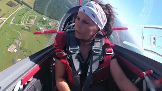 Extra 300 aerobatic flight