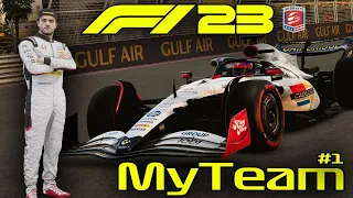 ANDRETTI ENTERS FORMULA ONE | F1 23 MyTeam Career Part 1 (Bahrain Grand Prix)