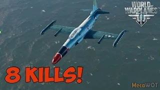 World of Warplanes | F-94D | 8 KILLS  - Replay 1080p 60 fps