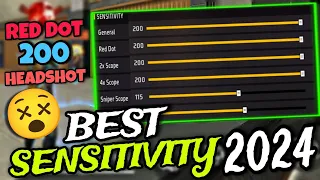 NEW UPDATE SENSITIVITY 200 SENSITIVITY FF MAX 2024 | BEST SENSITIVITY KYA RAKHEN 200 SENSITIVITY ?